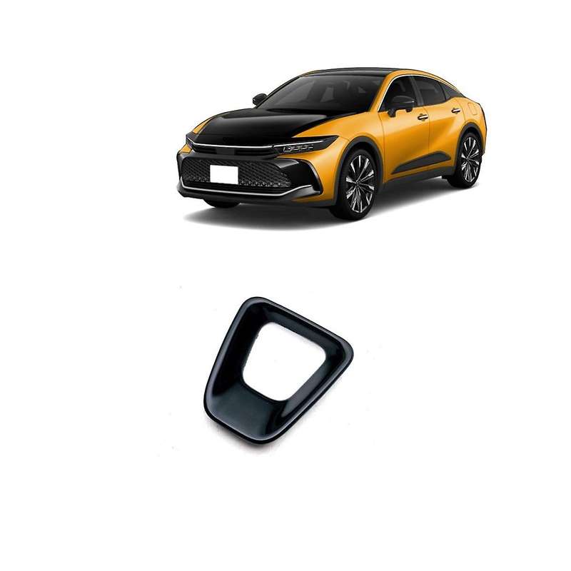 for Crown Sh35 Crossover 2023 Car Steering Wheel Trim Cover Sticker Interior Accessories ,black