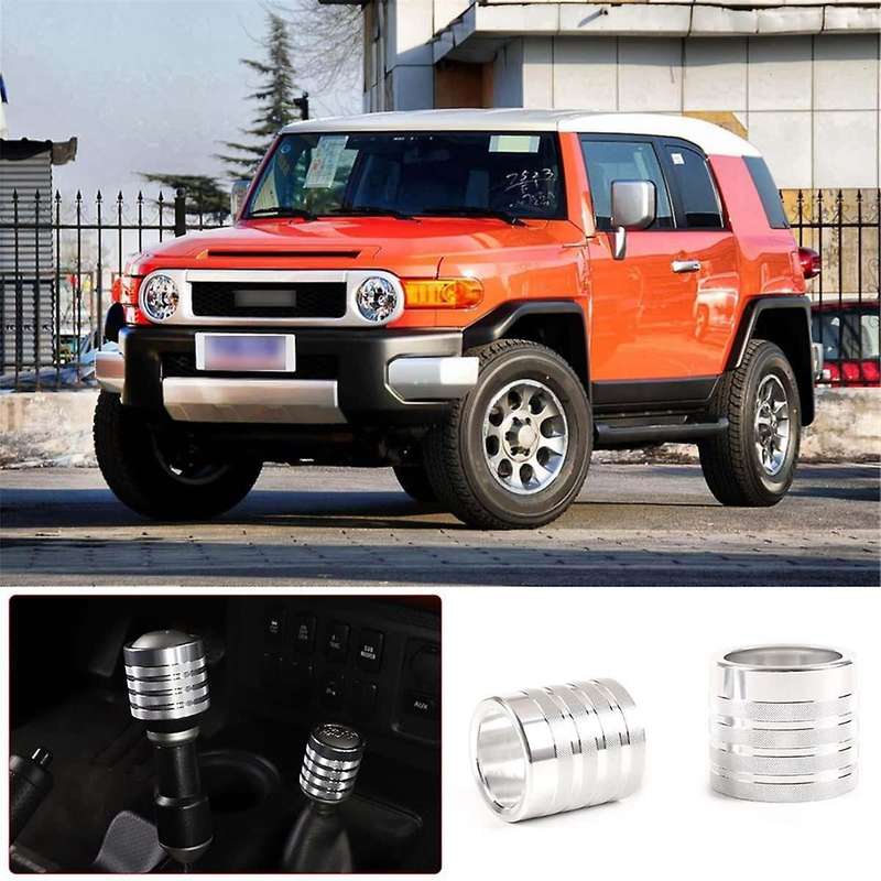 for Cruiser 2007-2021 Gear Head Shift Knob Cover Trim Decoration Accessories Aluminum Alloy - Silve
