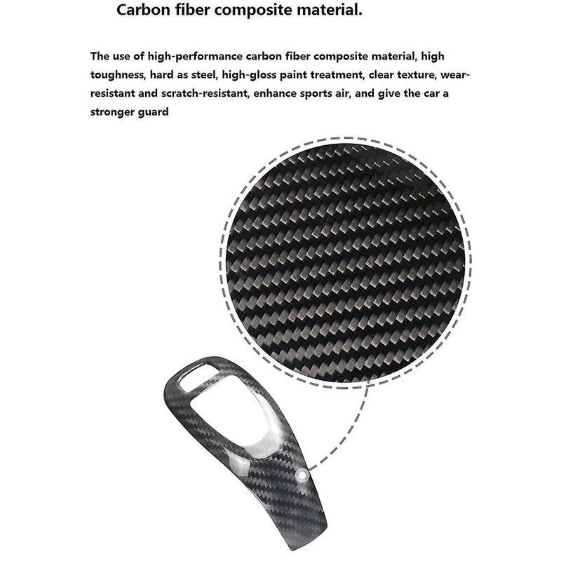 for CT5 Car Carbon Fiber Back Gear Shift Knob Cover Trim Fit Decoration Sticker Accessories