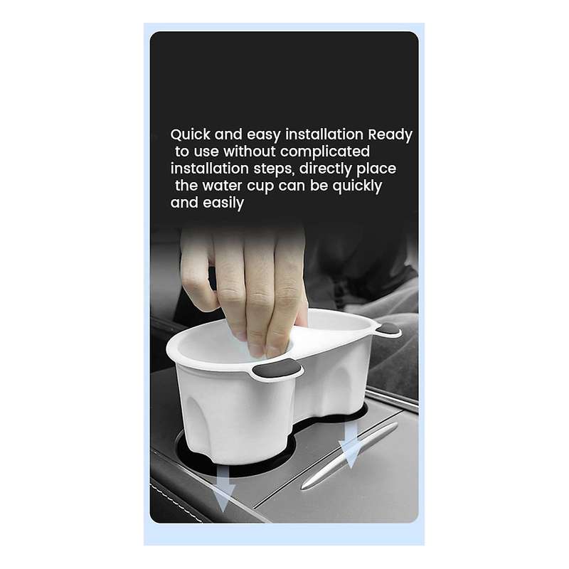 for Cup Holder Central Control Drinks Holder for Model Y 2023 Panda Pattern Water Cup Holder