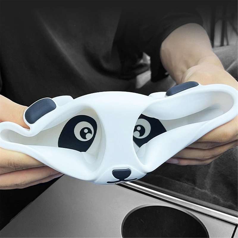for Cup Holder Central Control Drinks Holder for Model Y 2023 Panda Pattern Water Cup Holder