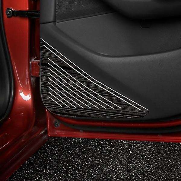 for CX30 -30 2020 Stainless Steel Car Interior Door Anti-Dirty Pad Anti-Kick Mat Door Protection Cov