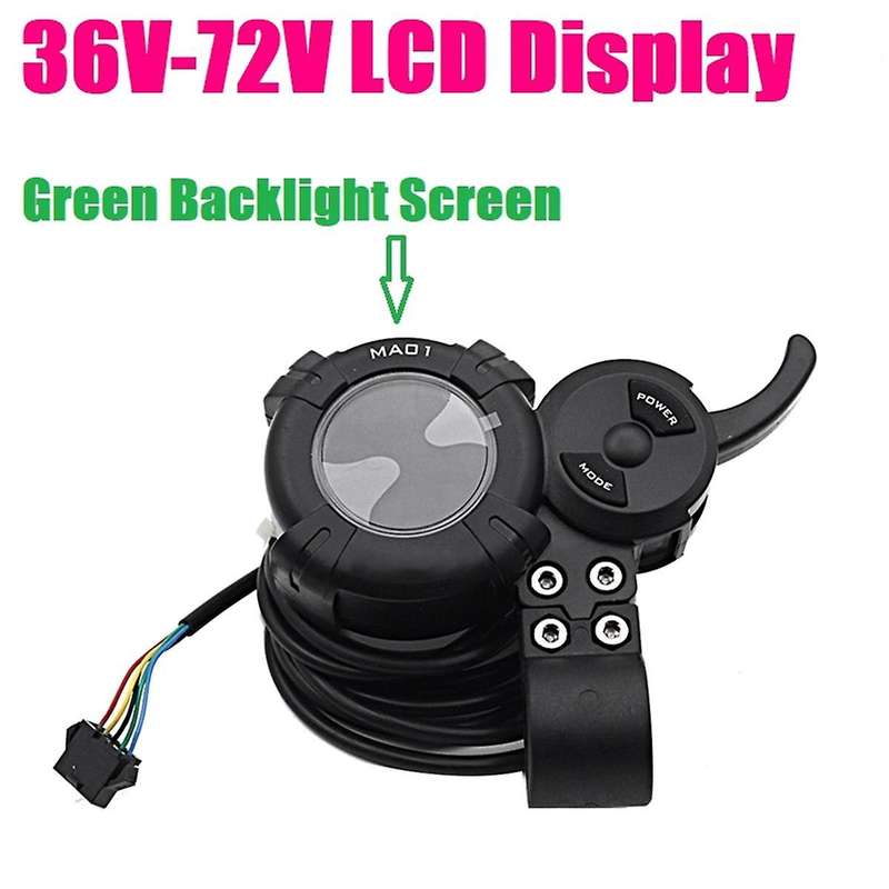 for DAMAO MA01 Electric Scooter LCD Display Dashboard Backlight 36V-72V Knuckle Throttle Switch Elec