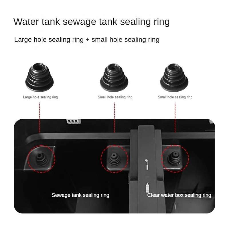 for DEEBOT X1 T10 T20 N9+Series Robot Vacuums Base Station Clean & Sewage Water Tank Rubber Plug Sea