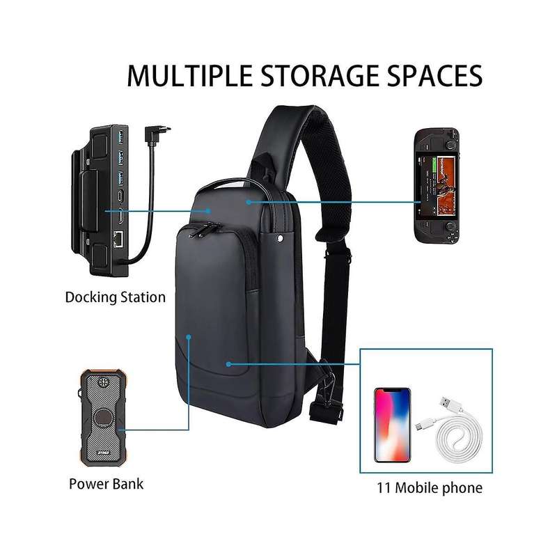 for Deck Bag Shoulder Carry Bag Adjustable Game Console Shoulder Bags Capacity Storage Bag