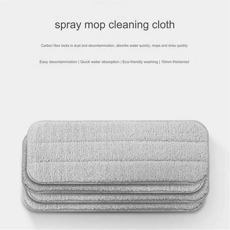 for Deerma TB500 Mop Cloth Pads Water Mop 360 Rotating Cleaning Cloth Wooden Carbon Fiber Cloth