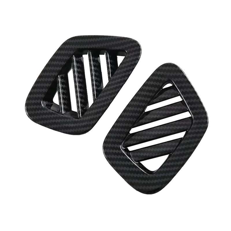 for D-MAX 2023 2024 ABS Carbon Fiber Center Console Dashboard Side Air Outlet Vent Cover Trim Car Ac