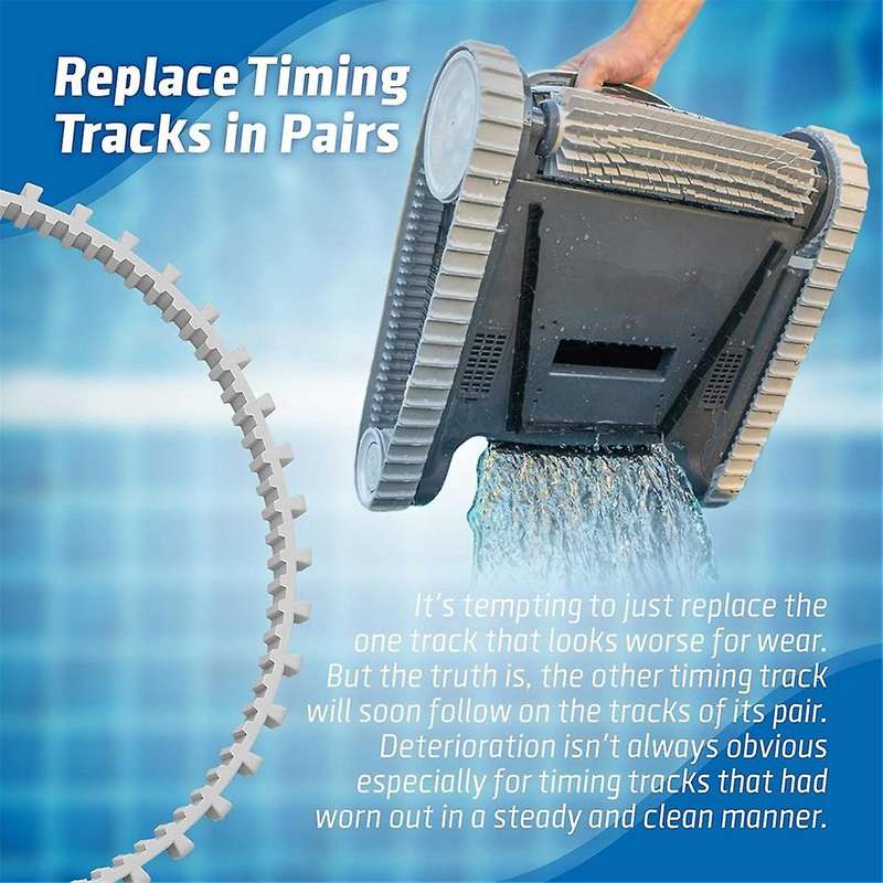 for Dolphin Pool Cleaner Replacement Parts Guide Wheels with Pulley Gears 3884997-R6 Timing Track 9