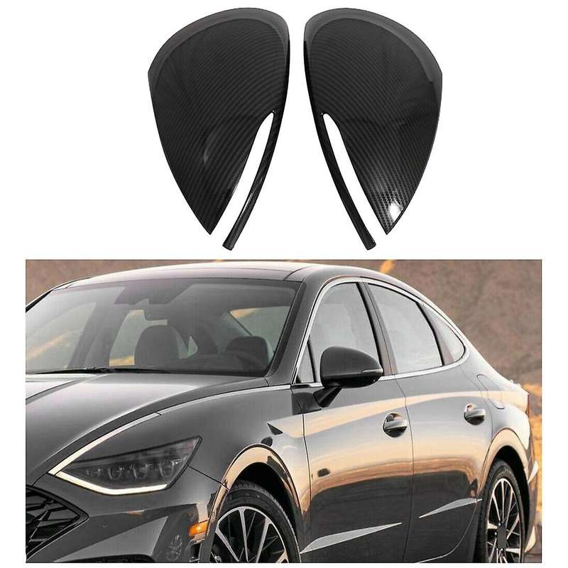 for DN8 2020-2021 ABS Carbon Fiber Side Door Rearview Mirror Cover Decoration Trim