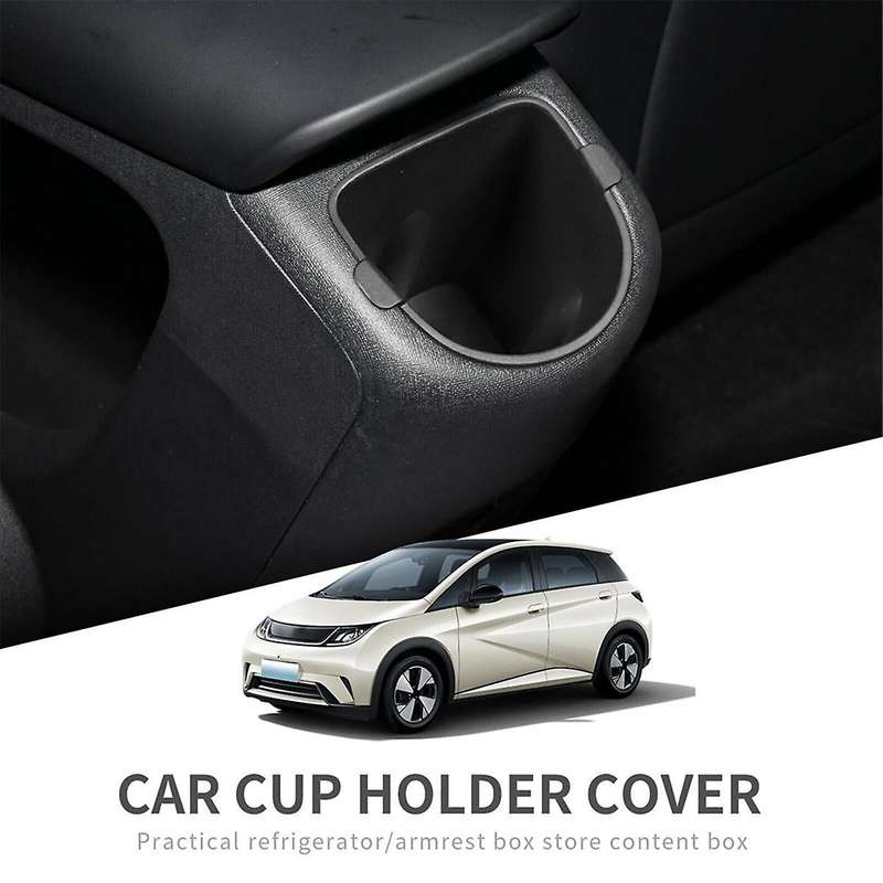 for Dolphin Atto 2 2023 2024 EV Car Central Control Armrest Rear Water Cup Holder Storage Box Organi