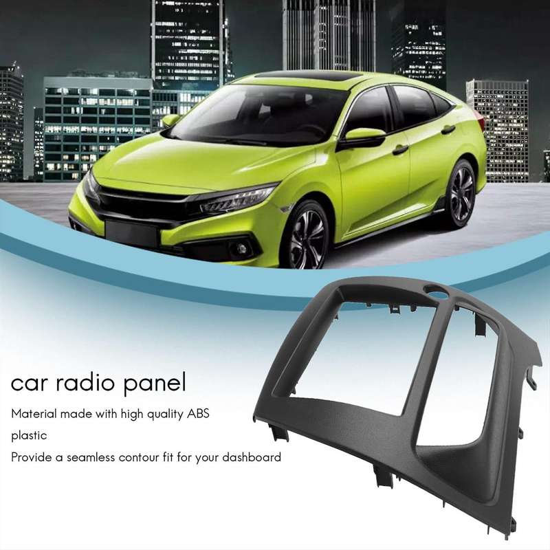 for Double Din Fascia Radio Dvd Stereo Cd Panel Dash Mounting Installation Trim Kit Face Bezel With