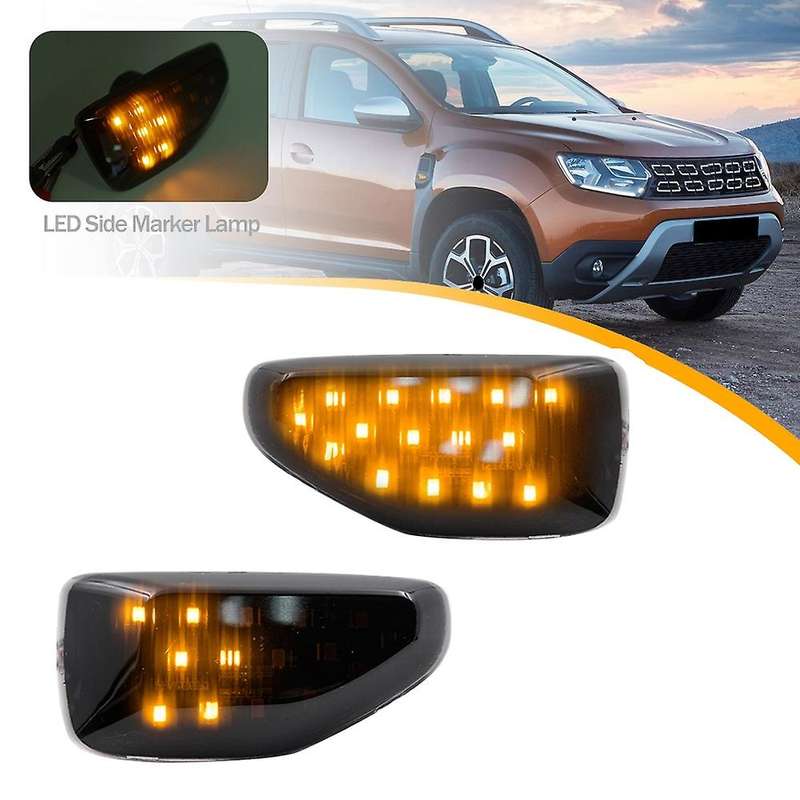 for Duster Mk2 Sandero Ii -mk2 Mcv Led Dynamic Side Marker Turn Signal Light Sequential Blinker Lig