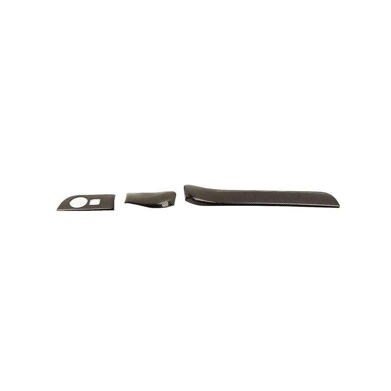 for Durango 2011-2020 Abs Carbon Fiber Dashboard Panel Cover & Headlight Switch Button Panel Trim -