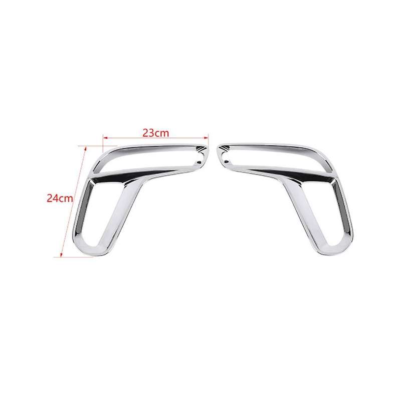 for Durango 2015-2023 Car Front Fog Light Lamp Cover Trim Decoration Accessories