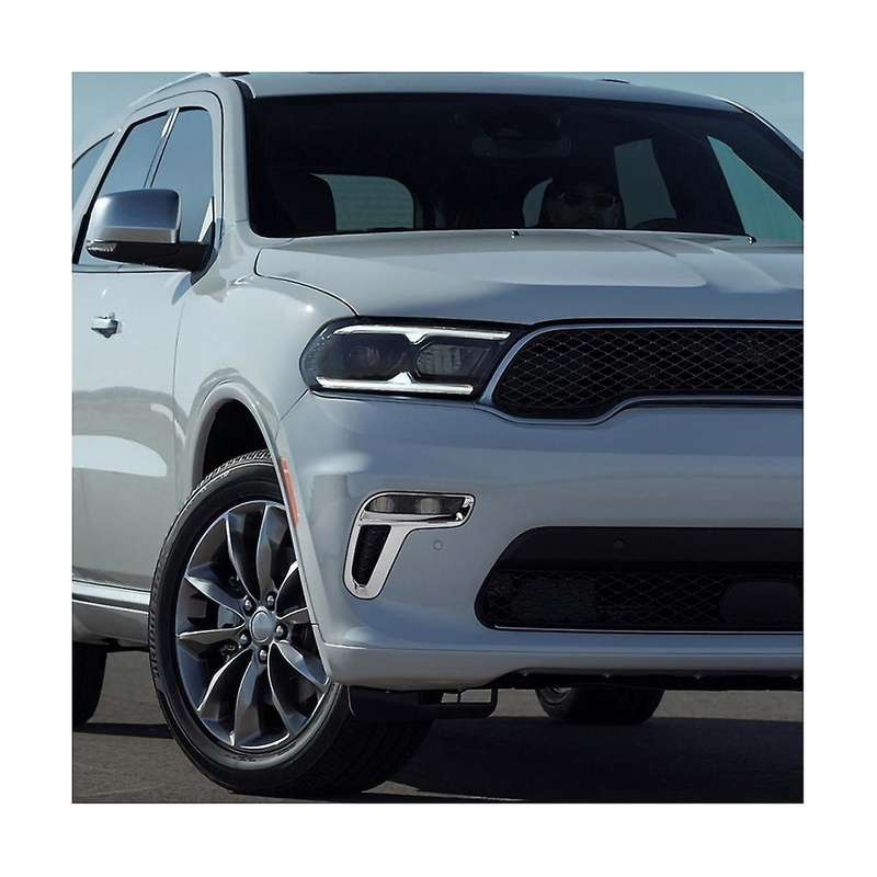 for Durango 2015-2023 Car Front Fog Light Lamp Cover Trim Decoration Accessories
