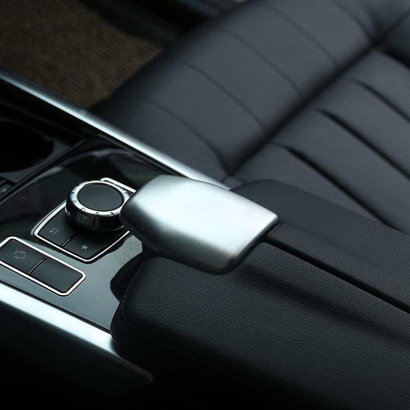 for E Class 2012-2015 2012-2017 Aluminum Alloy Car Interior Center Armrest Box Frame Cover Trim