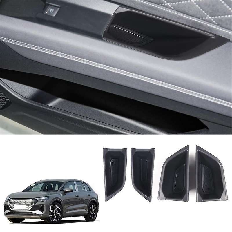 for E- 2022 2023 Car Door Storage Box, Door Handle Storage Box Tray Insertion Accessories (Front+Rea