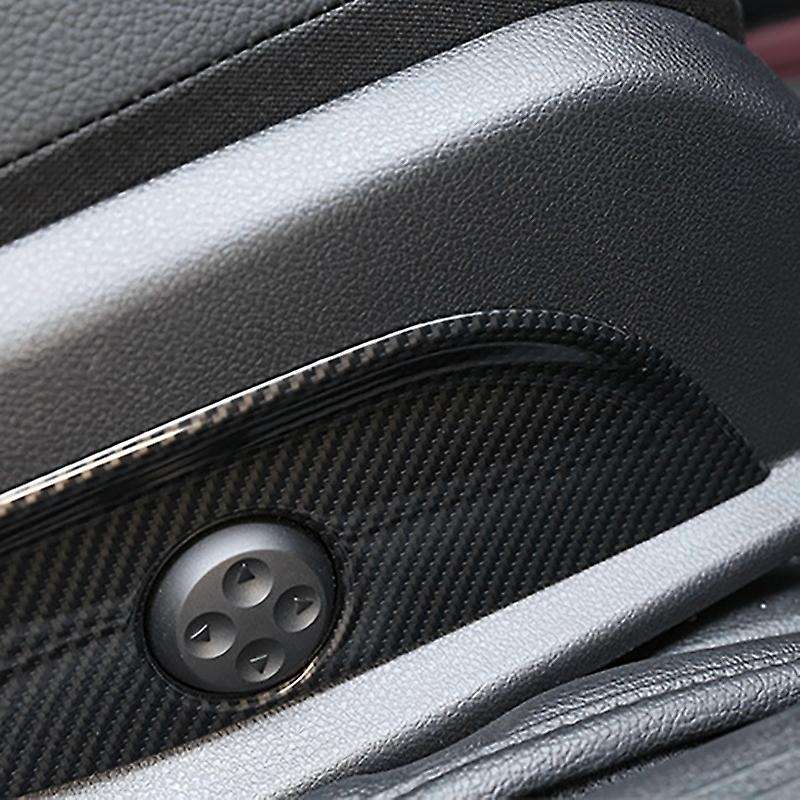 for E C GLC GLS Class W212 W205 Carbon Fiber 4Pcs Car Interior Seat Adjust Panel Switch Button Cover