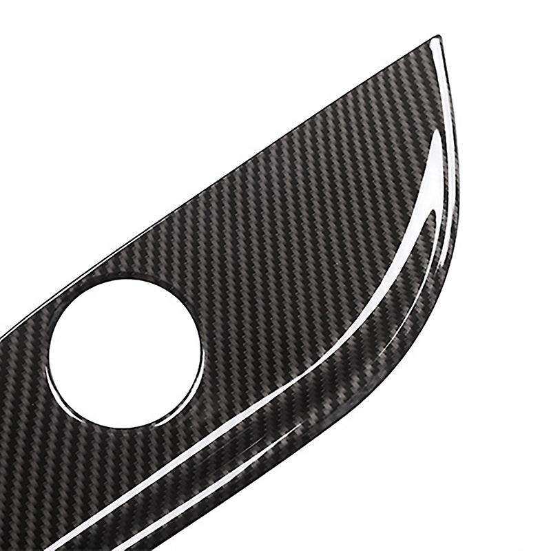 for E C GLC GLS Class W212 W205 Carbon Fiber 4Pcs Car Interior Seat Adjust Panel Switch Button Cover