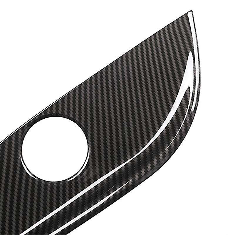 for E C GLC GLS Class W212 W205 Carbon Fiber 2Pcs Car Interior Seat Adjust Panel Cover