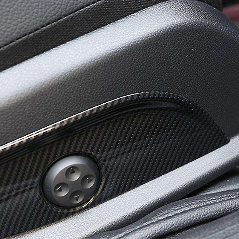 for E C GLC GLS Class W212 W205 Carbon Fiber 2Pcs Car Interior Seat Adjust Panel Cover