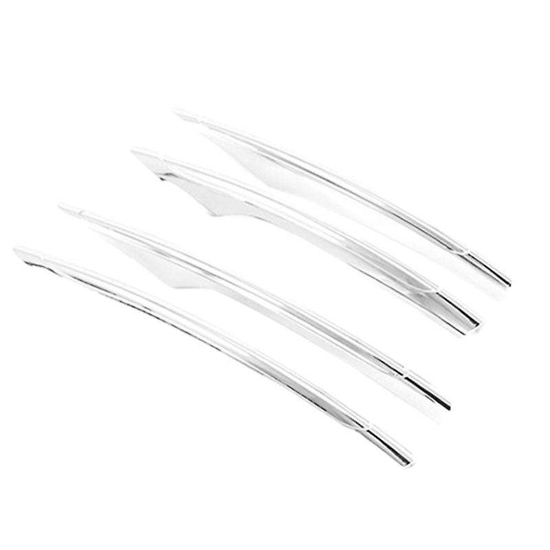 for E Class W213 2021 Chrome ABS Front Fog Light Decoration Strips Cover Trim Bumper Grille Trim