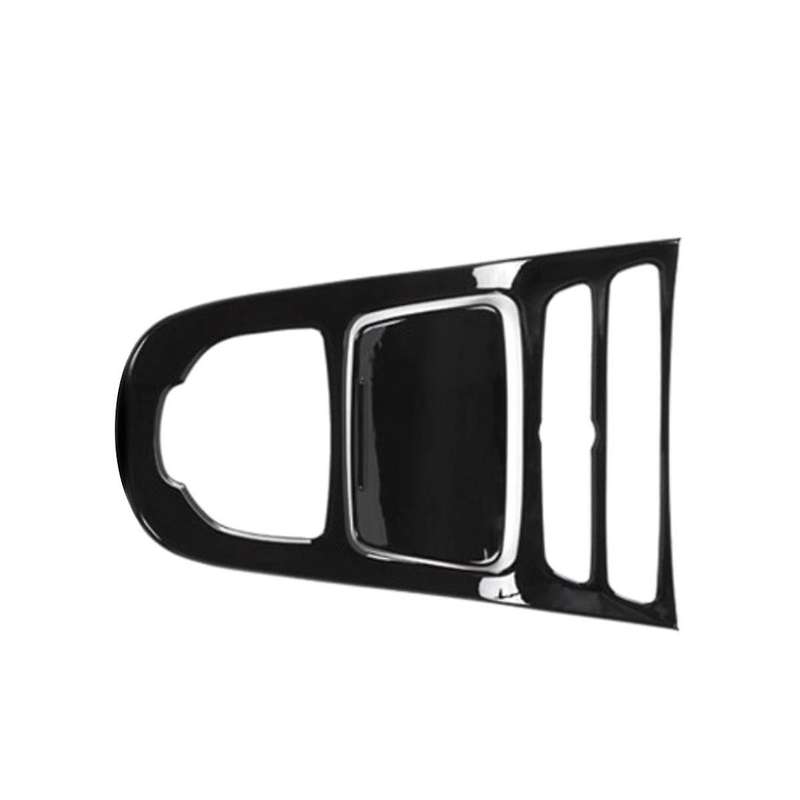 for E Class E200l E300l 16-20 Car Center Console Cup Holder Gear Panel Frame Cover Inner Trim Sticke