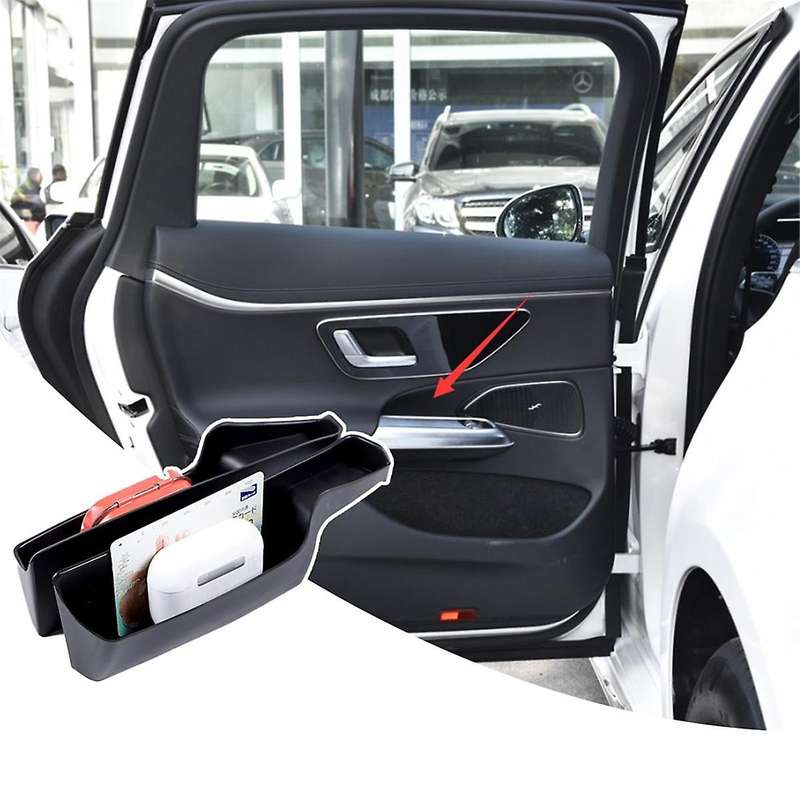 for E Class W214 2024 Car Door Storage Box Organizer Tray Door Handle Pocket Insert ,Rear Door