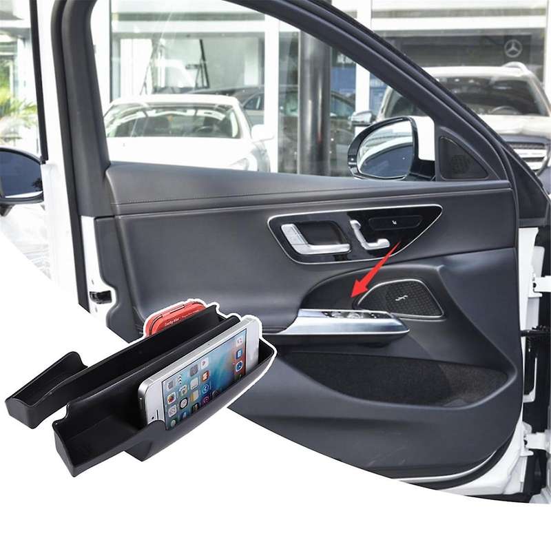 for E Class W214 2024 Car Door Storage Box Organizer Tray Door Handle Pocket Insert ,Front Door
