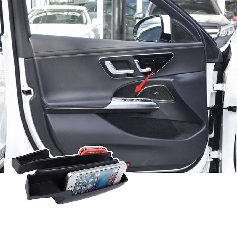 for E Class W214 2024 Car Door Storage Box Organizer Tray Door Handle Pocket Insert ,Front Door