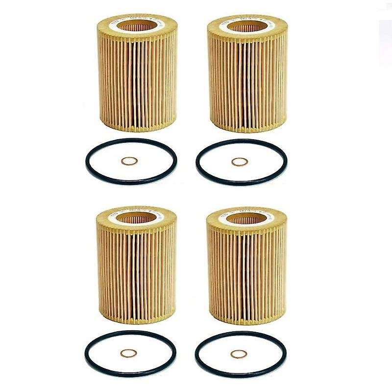 for E36 E39 E46 E53 E60 E83 320I Set of 4 Engine Oil Filtrate 11427512300