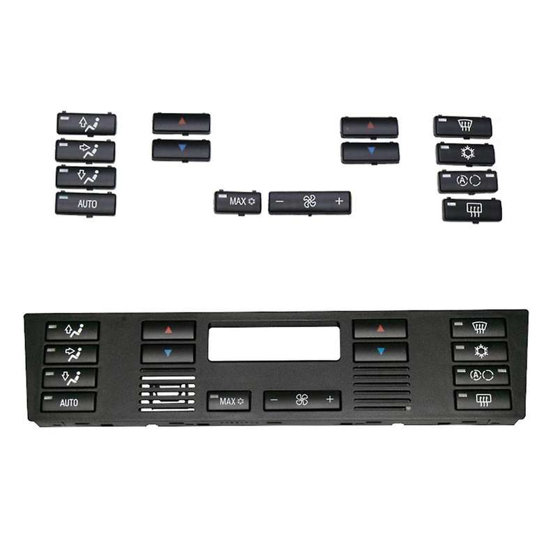 for E39 E53 525I 530I 540I M5 X5 14 Button Key Cover Car Air Conditioner A/C Control Panel Switch 64