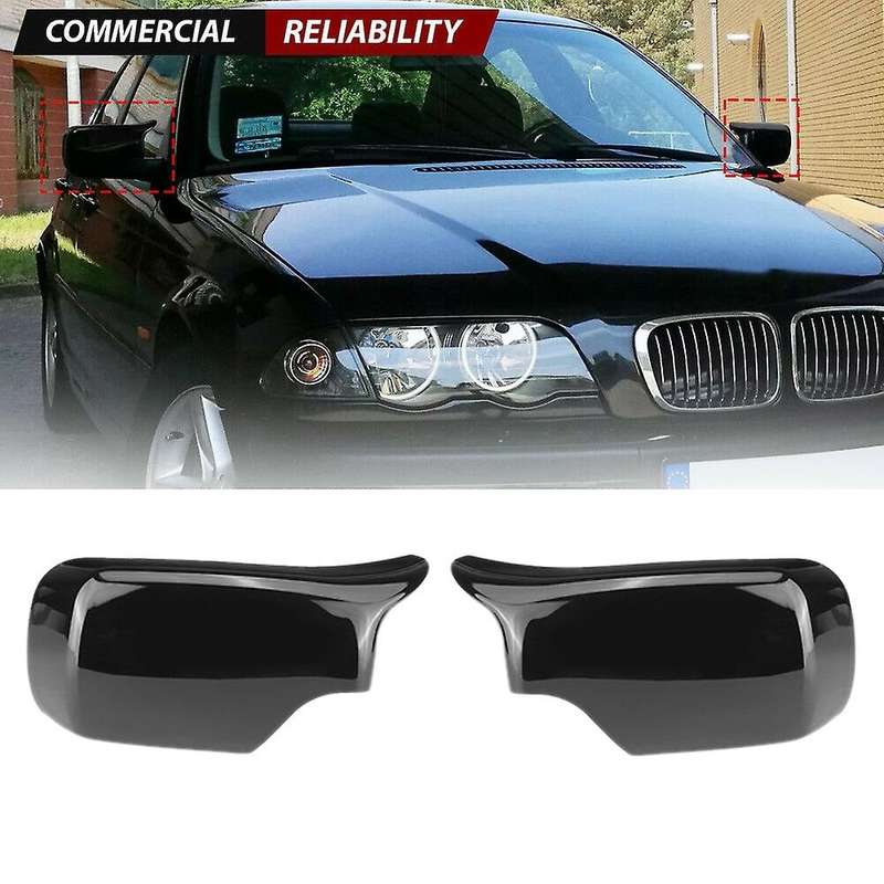 for E46 3 Series 4 Door E39 Sedan 1998-2005 M Style Rear View Mirror Cap Cover Replacement 511682383