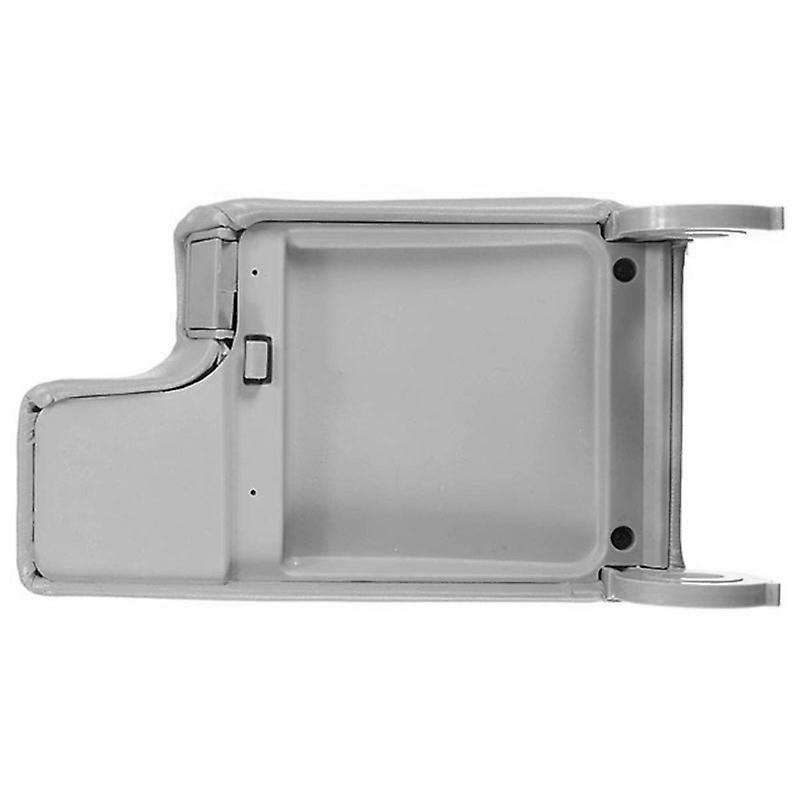 for E46 3 Series 1998-2006 Leather Armrest Cover Center Console Lid Gray