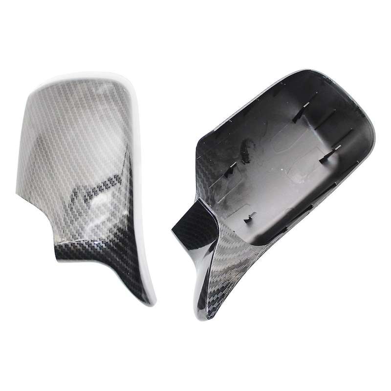 for  E46 4 Door 3 Series 1998-2005 Door Rearview Mirror Cover Cap Side Carbon Fiber Style