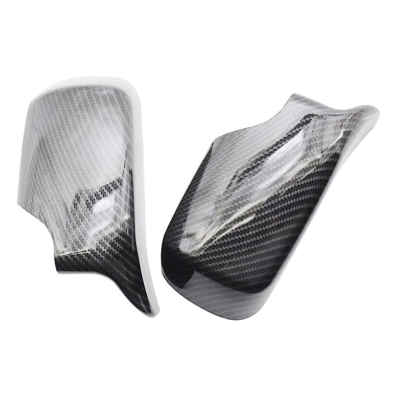 for  E46 4 Door 3 Series 1998-2005 Door Rearview Mirror Cover Cap Side Carbon Fiber Style