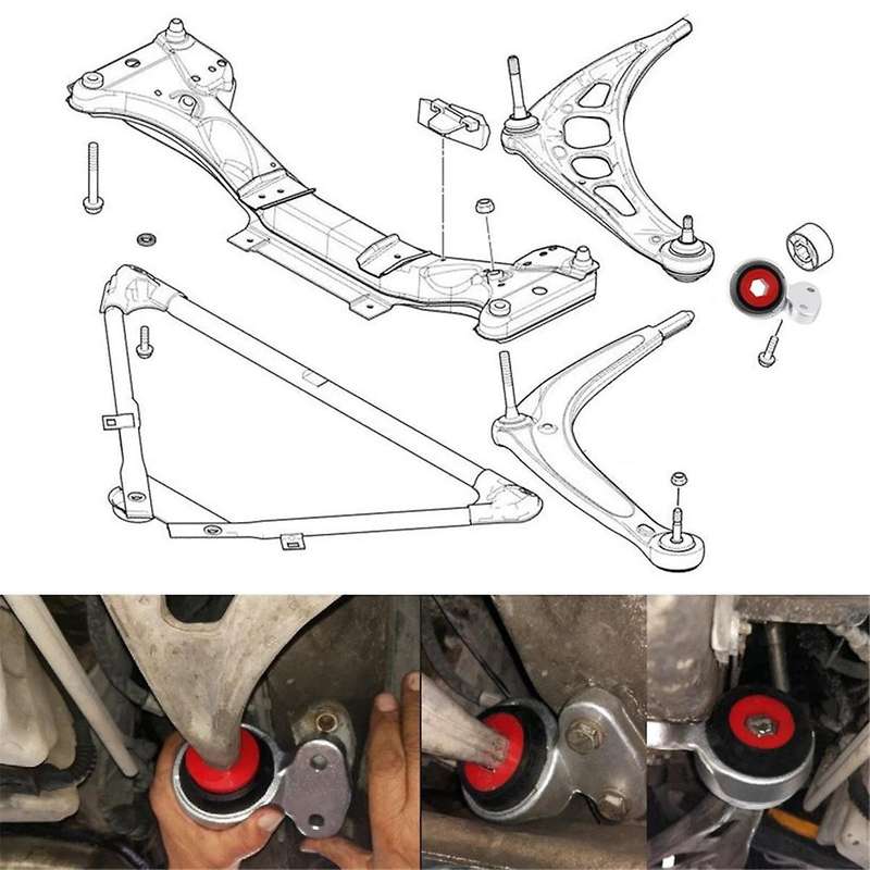 for E46 E85 325i 330i Z4 99-06 Front Control Arm Bushing 31126757623 31126757624 31121095277 311210