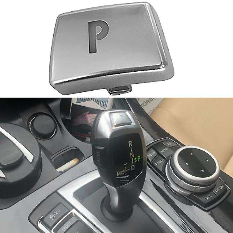 for E60 E90 Shift Lever P Button Gear Shift Lever Button Trim Cover Hanging Handball Button