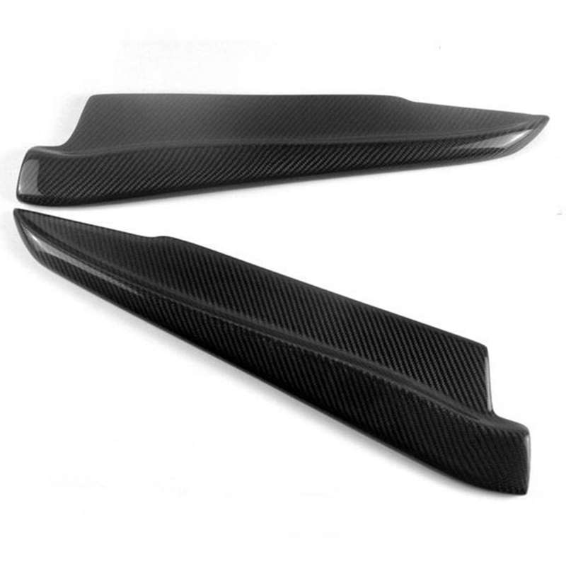 for E92 E93 M3 2008-2013 Carbon Fiber Rear Bumper Splitters Fins Spoiler Canard Trim