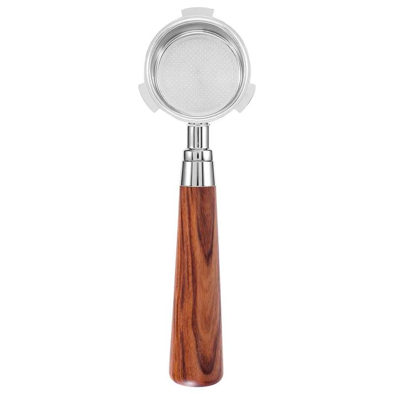 for Eco680 Espresso Coffee Machine Wood Handle Filter Included 51mm Stainless Steel Coffee Basket C