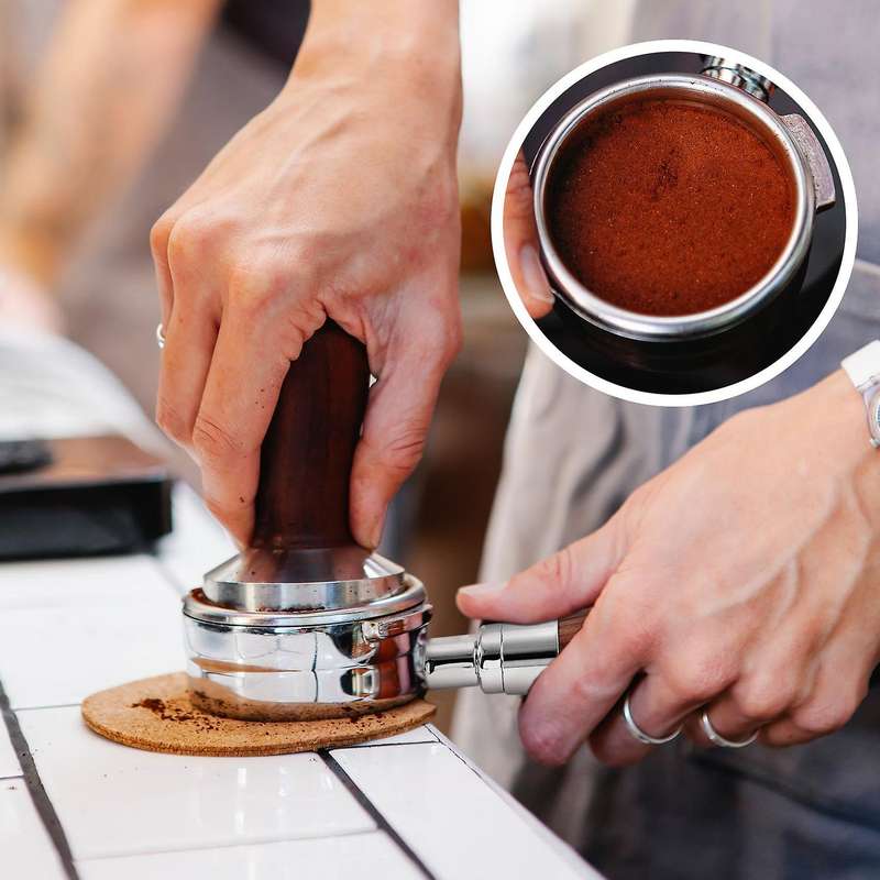 for Eco680 Espresso Coffee Machine Wood Handle Filter Included 51mm Stainless Steel Coffee Basket C