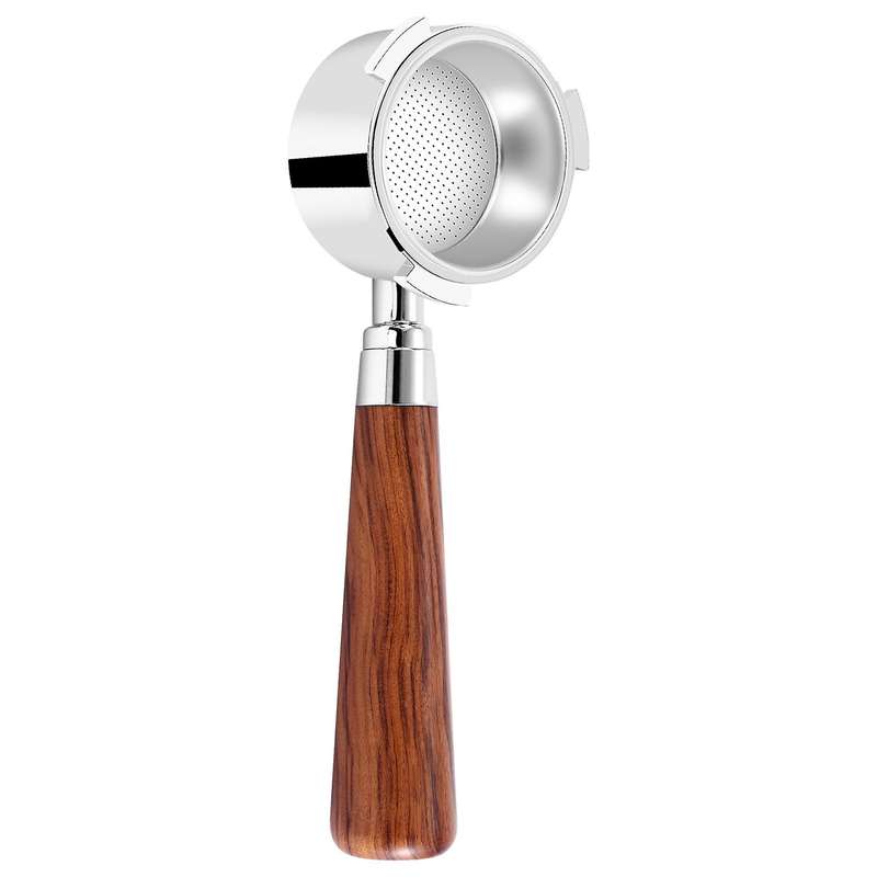 for Eco680 Espresso Coffee Machine Wood Handle Filter Included 51mm Stainless Steel Coffee Basket C