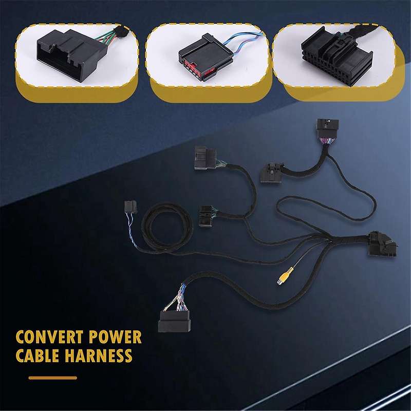 for Edge 4Inch to 8Inch PNP Conversion Power Cable Harness Adapter HC3Z-19A387-B/HU5Z-19A387-A