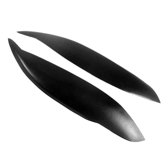 for EK9 1999-2000 Glossy Black Car Sticker Front Headlights Eyebrow Eyelid Trim Cover Accessories