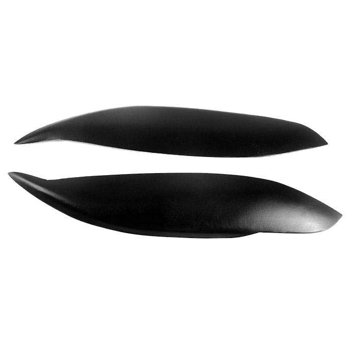 for EK9 1999-2000 Glossy Black Car Sticker Front Headlights Eyebrow Eyelid Trim Cover Accessories