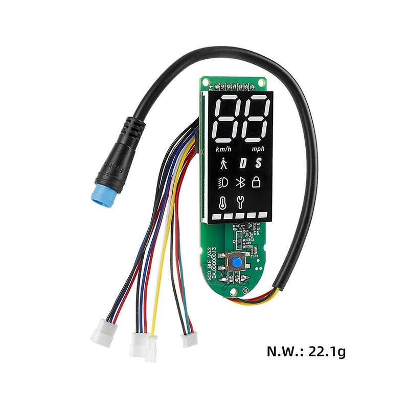 for Electric Scooter Dashboard Four-Wire Double Brake Display Circuit Board