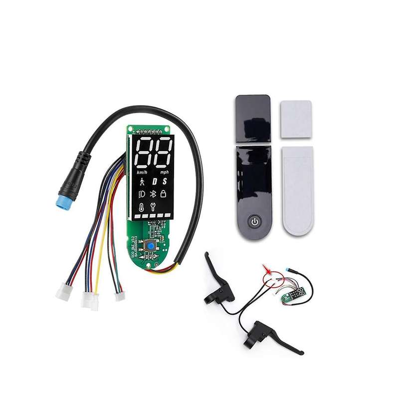 for Electric Scooter Dashboard Four-Wire Double Brake Display Circuit Board