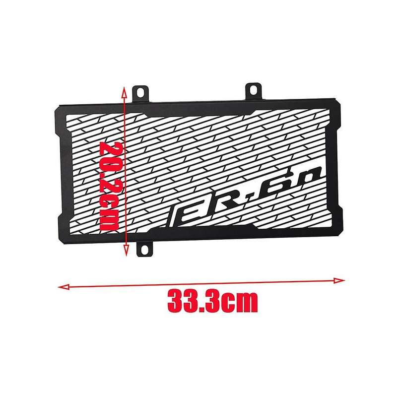 for ER6N ER-6N 2006 - 2016 Motorcycle Radiator Grille Guard Protector Grill Water Tank Net Cover Bla
