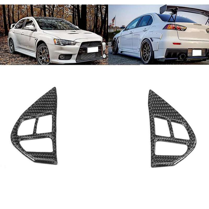 for ES DE 2008-2015 Carbon Fiber Steering Wheel Switch Button Sticker Cover Trim Car Accessories