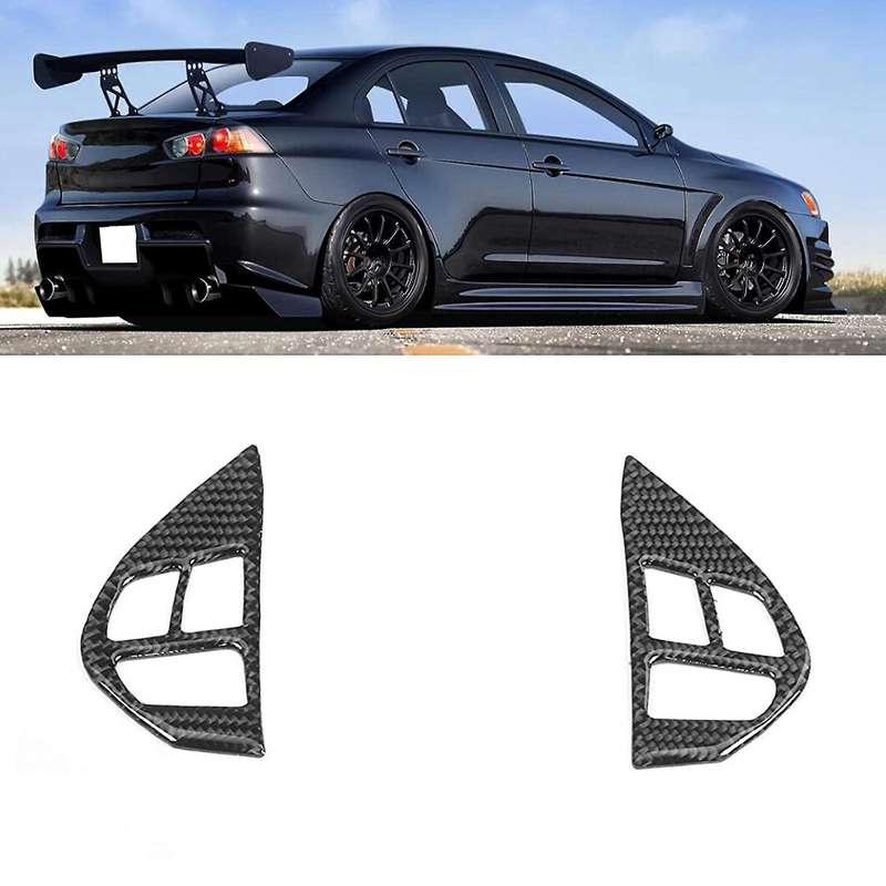 for ES DE 2008-2015 Carbon Fiber Steering Wheel Switch Button Sticker Cover Trim Car Accessories